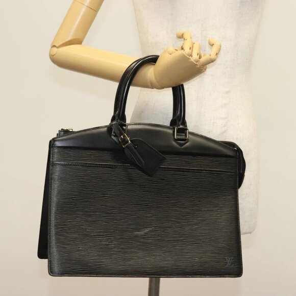 LOUIS VUITTON Epi Riviera Hand Bag Noir Black M48182 LV Auth ep10457 - Picture 1 of 16